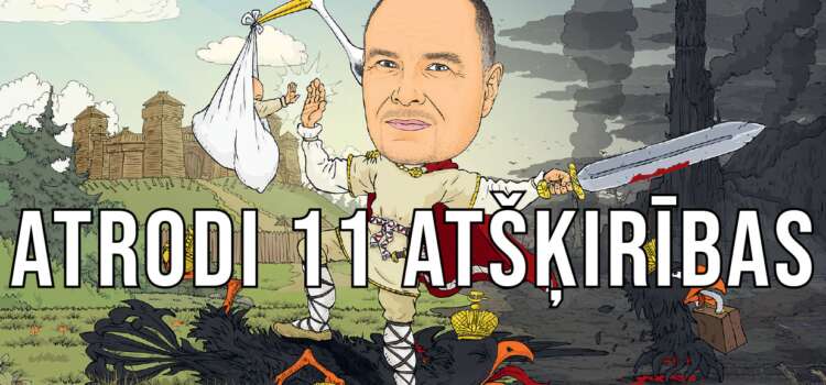 Atrodi 11 atšķirības – LATVIEŠUS IEKŠĀ – RAŠISTUS ĀRĀ!